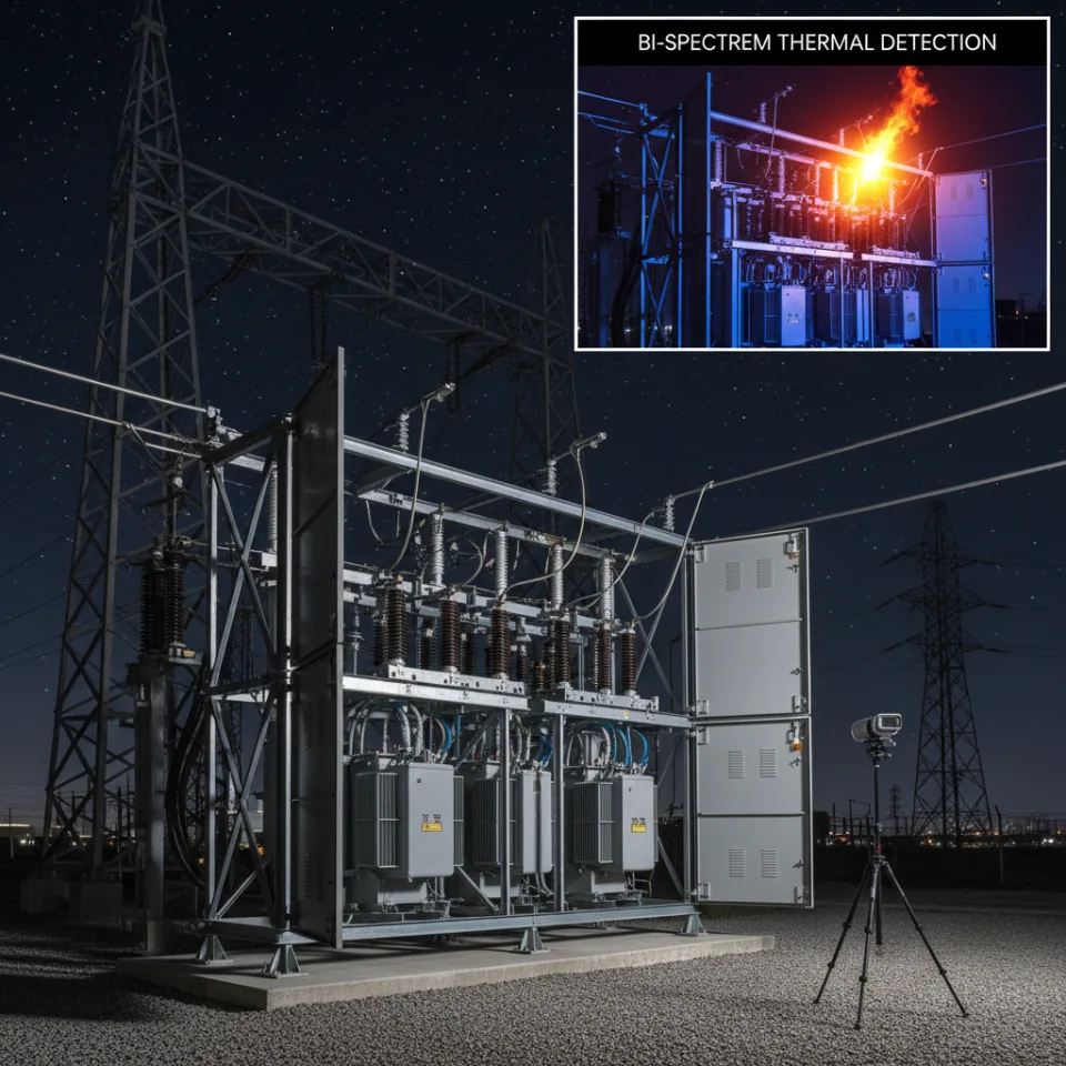 Monitoramento térmico de equipamentos de energia